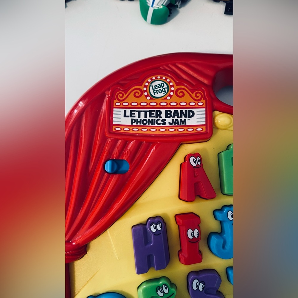 LEAP FROG LETTER BAND PHONICS JAM Red Fully Operational Keyboard 2-6 year old - Picture 3 of 5